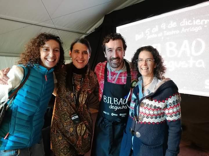 Gente MUY estupenda esta mañana en #BilbaoDegusta