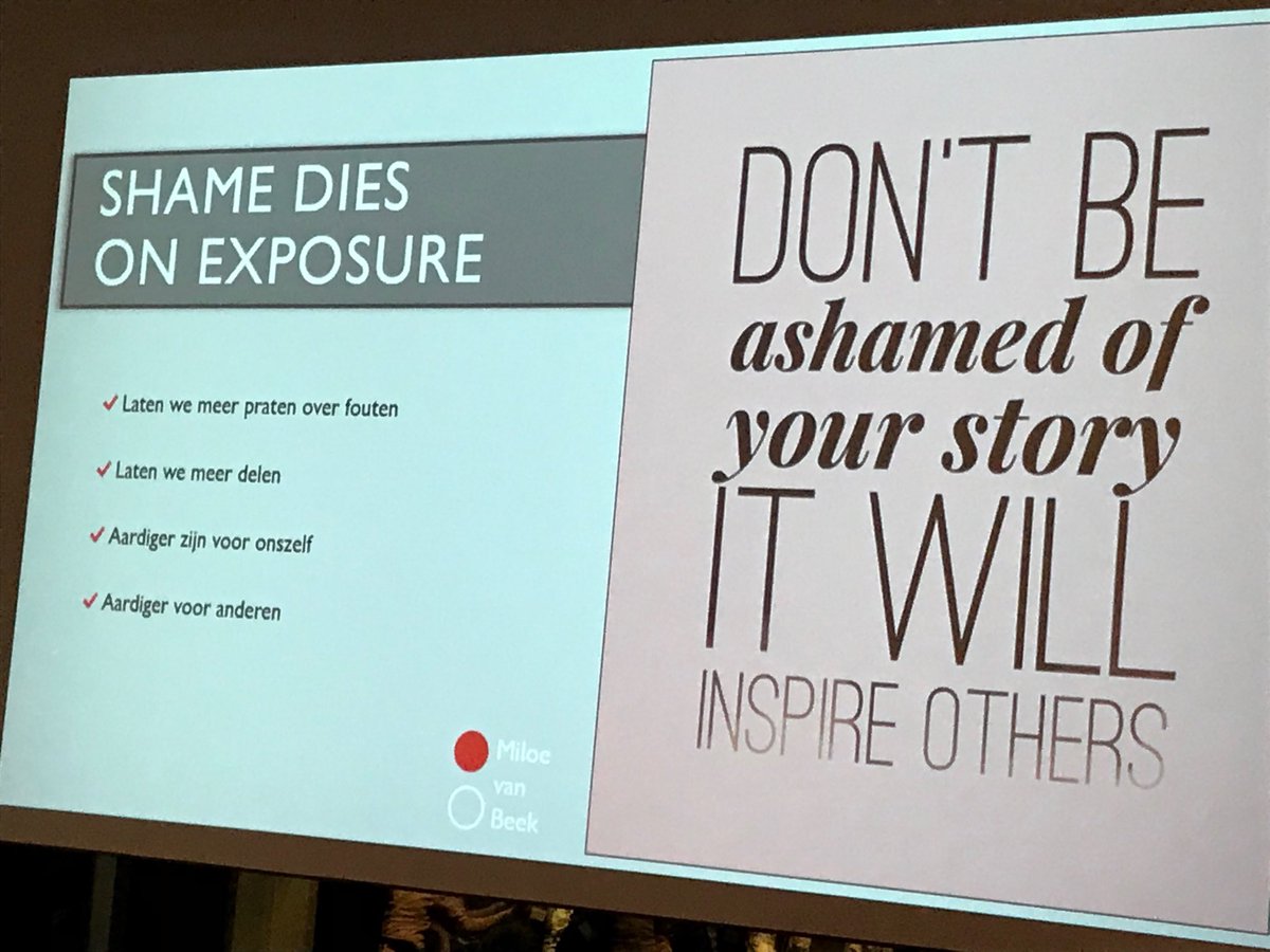 “Shame dies on exposure”. Miloe van Beek over de lessen van fouten maken