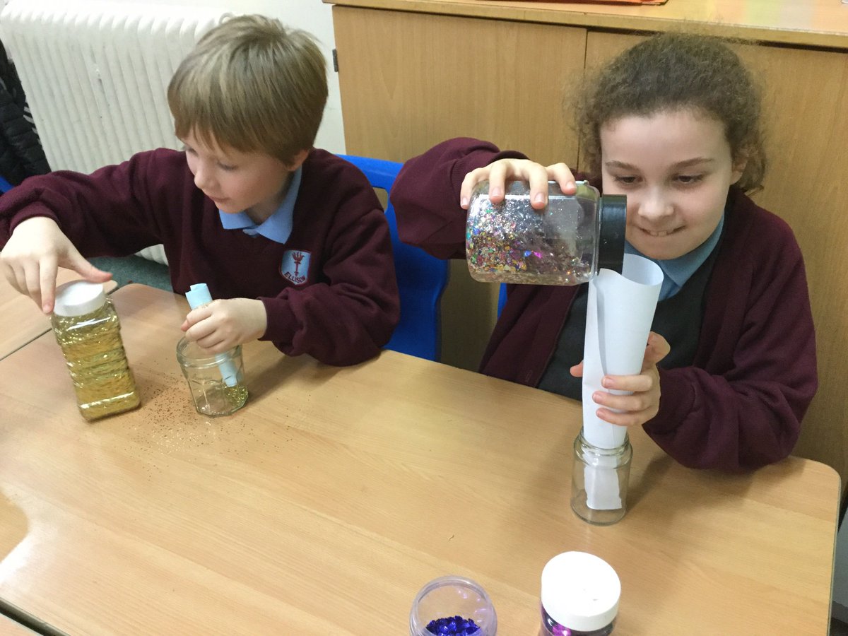 EllisonPrimary's tweet image. In well-being club we have been working on calming our minds. Today we created our own reflection jars, we enjoyed being mindful and focusing our thoughts when watching the glitter swirl. #EllisonSMSC
