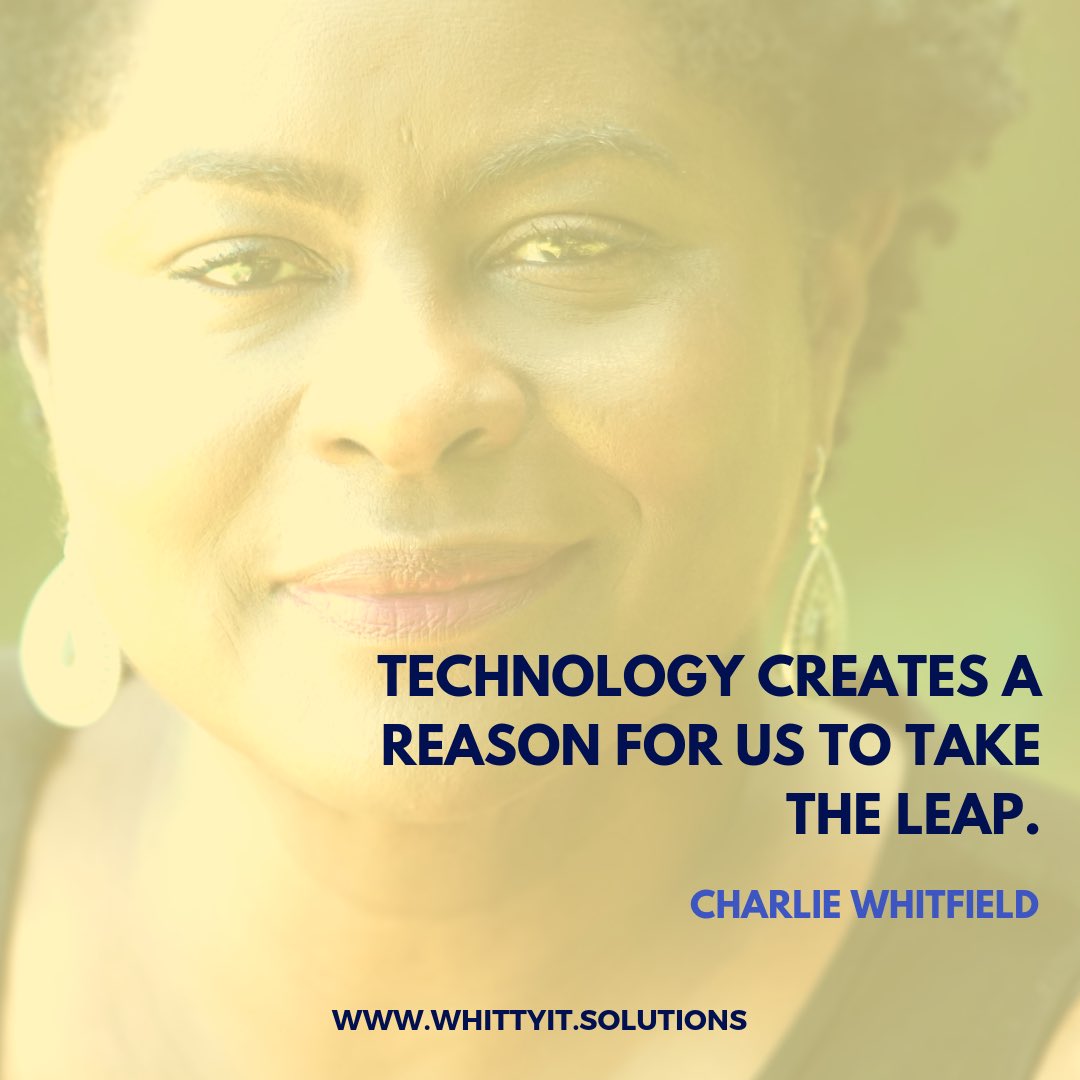 whittyit's tweet photo. #WhittyIT #CharlieWhitfield
#WhittyITSolutions #Entrepreneurs #MinorityInTech #Tech #Code #STEM #VeteransInBusiness #Vets #IServed #LoveWhatYouDo #HealthIT #CyberSecurity #Innovation #Contracting #Motivation https://t.co/86Xc0RlgMM