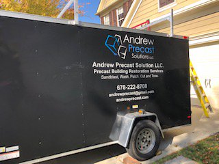 MeridianSigns's tweet image. Contractor Andrew Precast Solutions brands with Trailer Graphics in #CummingGA #TrailerGraphics #ContractorTruckGraphics ow.ly/ApcA30mTfR0