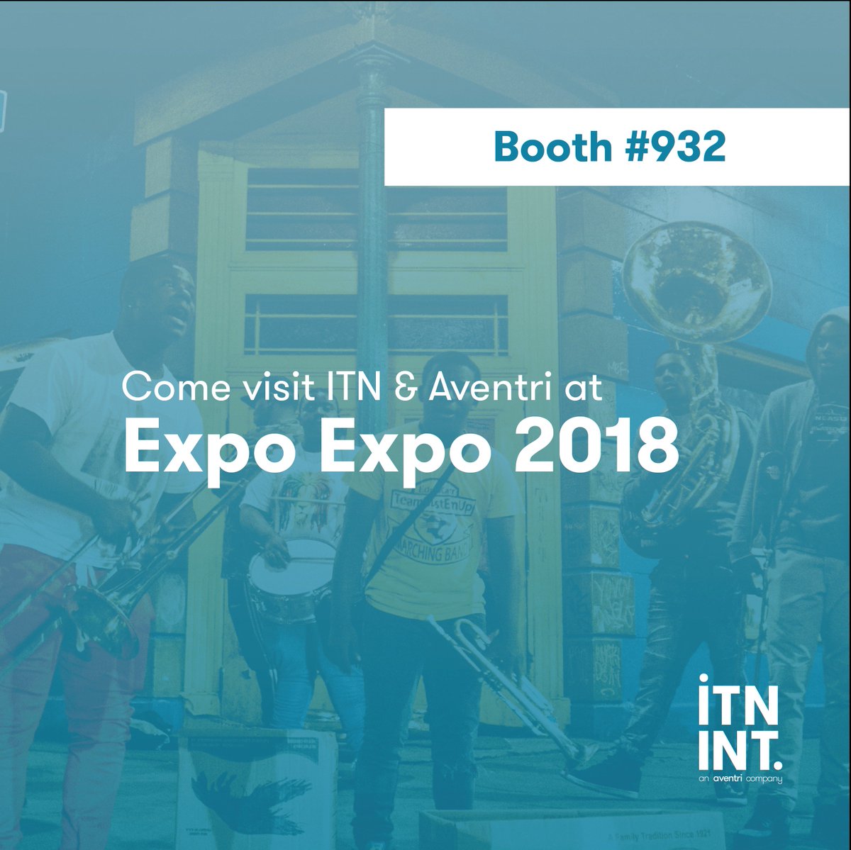 ITNINT's tweet photo. Calling all #ExpoExpo 2018 attendees! Make sure to stop by Booth #932 to talk to ITN and @AventriSoftware about all of the new solutions that we’ve developed to help optimize your event in 2019 and beyond! To schedule an appointment, visit https://t.co/YZt3fBFsSi . #eventprofs https://t.co/iBWGfFtxmR
