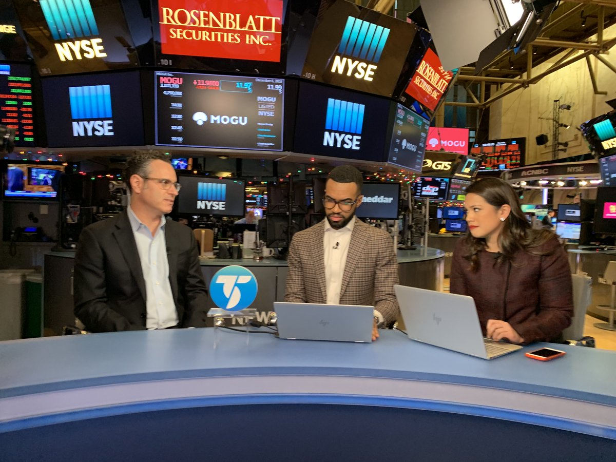 Started the day on the floor of the @NYSE to talk about blockchain and the future of payments. Great talk on @cheddar with @TMacheel and @thebradsmith! We covered innovation, scaling networks and the future of the technology. #futureofcommerce