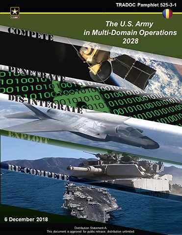 TRADOC's tweet image. The Multi-Domain Operations (MDO) Concept is maturing &amp;amp; transforming the #USArmy. Concept 1.5 described effective MDO from the perspective of Unified Land Power. ow.ly/89jm30mTg2u