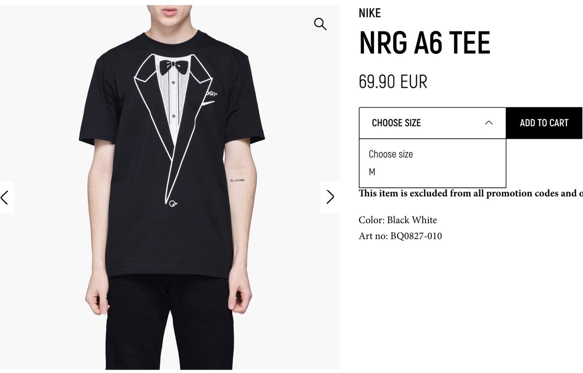 nike x off white nrg a6 tee