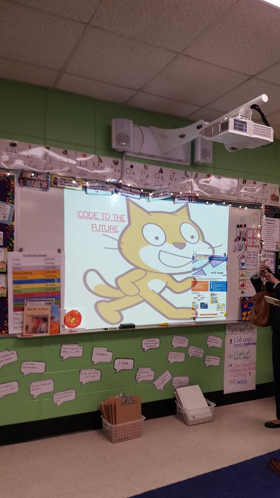 D_Kingsberry's tweet photo. Thank you Richland County School District for visiting our scholars today. They enjoyed showing you what they are doing here at DJV! 😁 #HourOfCode #CodeToTheFuture #DJVAcademyOfTechnology @DJVAcademyPTA https://t.co/QfKZbn10yv