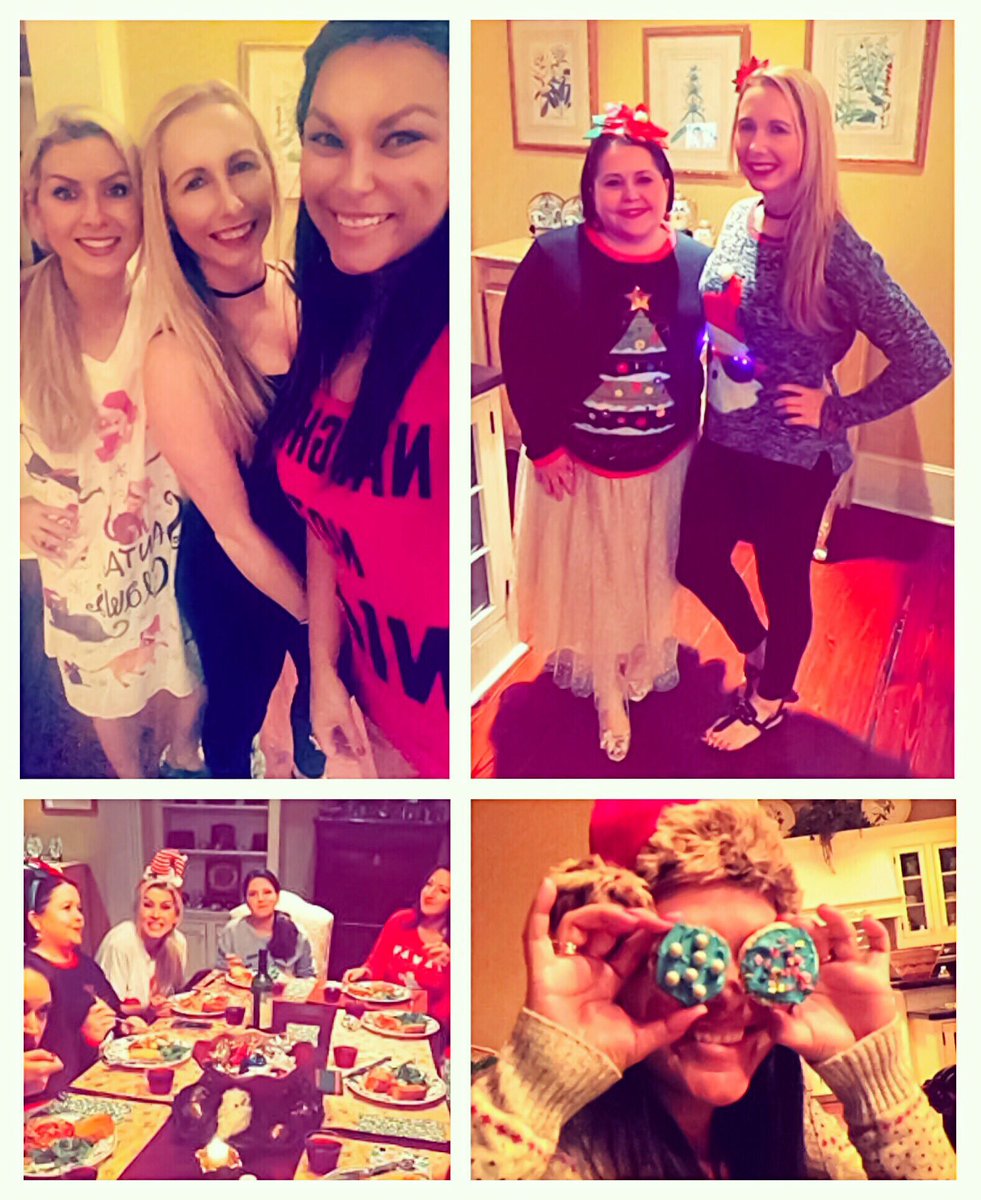 CFAWLOrlando's tweet photo. #tbt to one of our most fun annual Ugly Sweater Party #Tablefor8 celebrations! Our #T48 is coming up tonight - then our holiday party luncheon is tomorrow! There’s still time to RSVP if you haven’t yet: https://t.co/S2edMxUOKK. See you soon, #CFAWL! 🎄🥳 #CFAWLconnects https://t.co/gDyuGo3dYy
