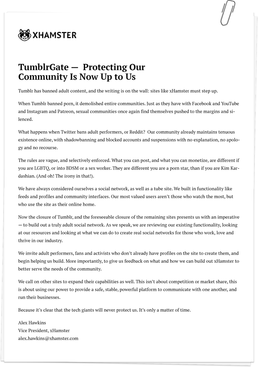 Because Its Clear The Tech Giants Will Never Protect Us Https Xhamster Com Blog Posts 895309 Pic Twitter Com Hmlofnpft6 Because Its Clear The Tech Giants Will Never Protect Us Https Xhamster Com Blog Posts 895309 Pic Twitter Com Hmlofnpft6
