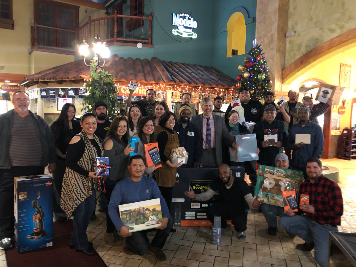 Great Holiday party in Houston today, congratulations to all the raffle winners. THANK YOU Houston for all the hard work and dedication this year. Remember: all the new employees that stood up today, you are the most important people in the room/company! :):):) Happy Holidays...