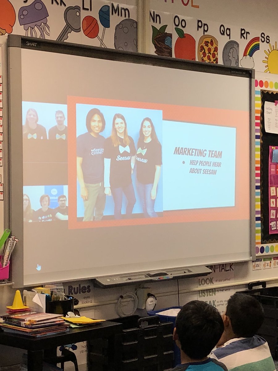 GillianReising's tweet image. #ComputerScienceWeek has been so much fun! We are busy learning about inventors like the creators of @Seesaw and different jobs they have #futurecoders #hourofcode2018