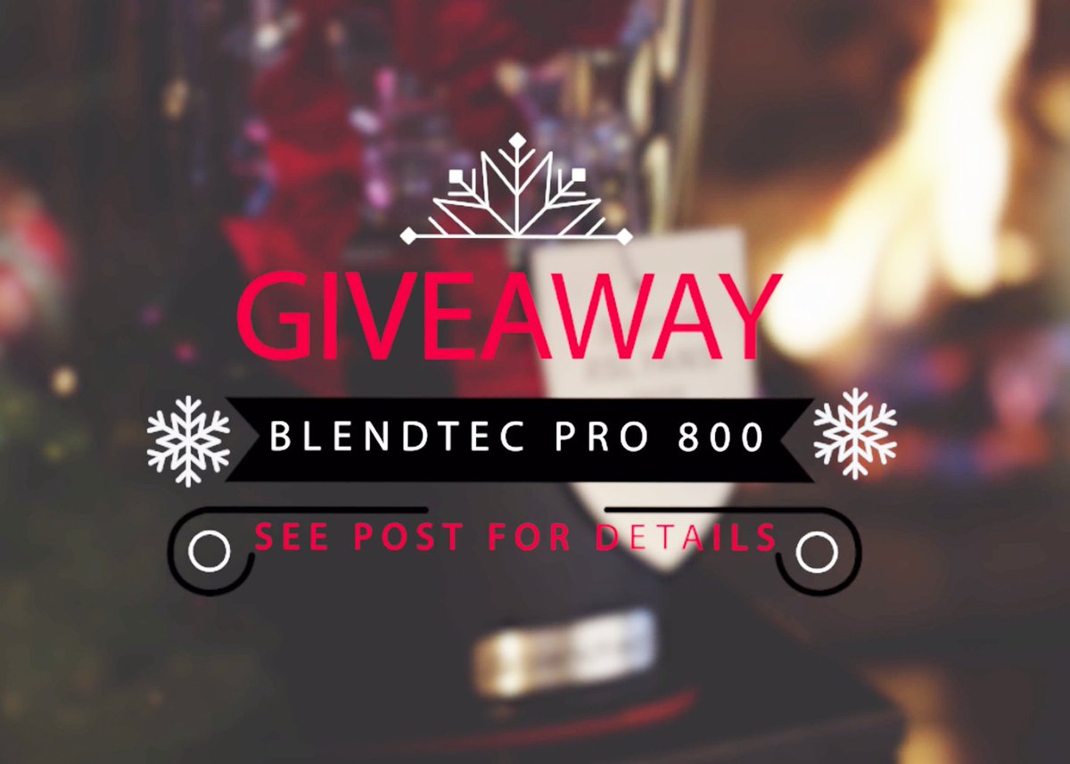 Win a free @Blendtec blender!  🎁 bit.ly/120618BL https://t.co/mSOKnYFqC3