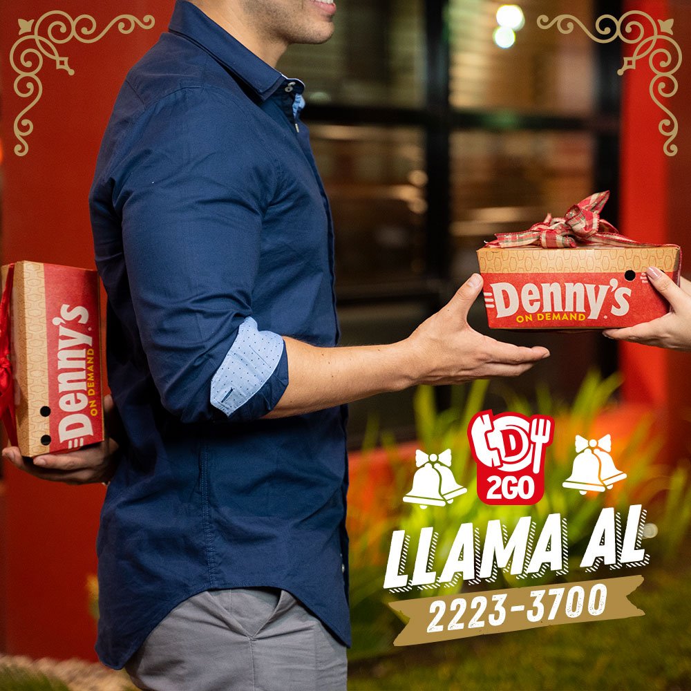 Dicen que amar es compartir, por eso llamo #2Go, pido el platillo favorito de mi crush y lo recojo yo mism@ para disfrutar en nuestra cita. 😍🙈 #Dennys