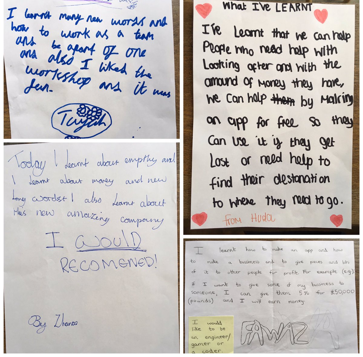 Students Year 5 comments after mini SEE STEAM hack at <a href="/morelandprimary/">Moreland Primary School</a> <a href="/STEMAmbassadors/">STEM Ambassadors</a> 
.
.
#stemlearning  #stem #hackathon #education #inspiration #entrepreneurs #learning #scrum