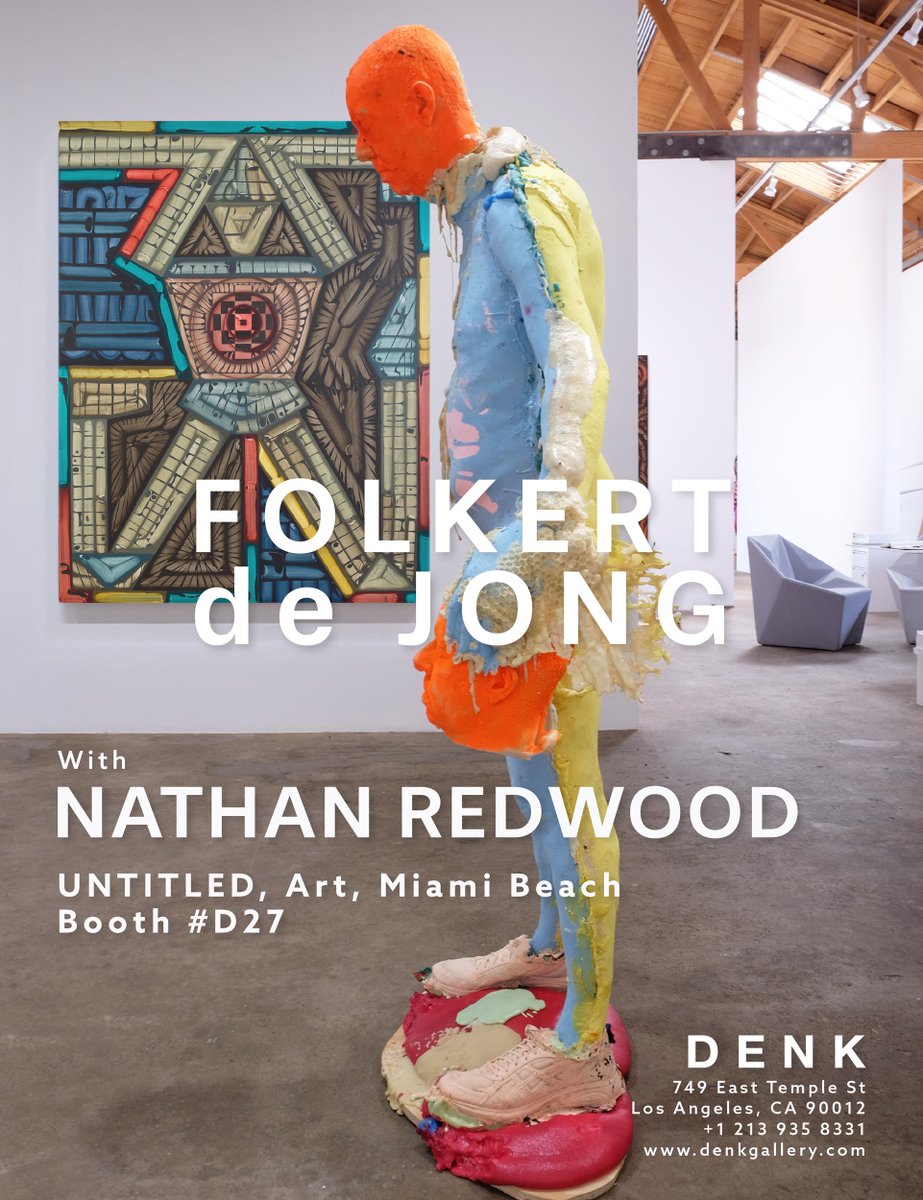 DENK named one of the best new galleries at Untitled, Art. Miami Beach - mailchi.mp/4aec893893d8/d… #miamiartweek #untitledart #artbasel