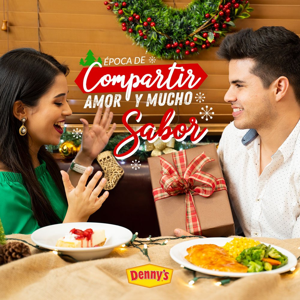 Que la tradición de disfrutar con tu persona favorita no termine nunca. 😍🎄 #Dennys