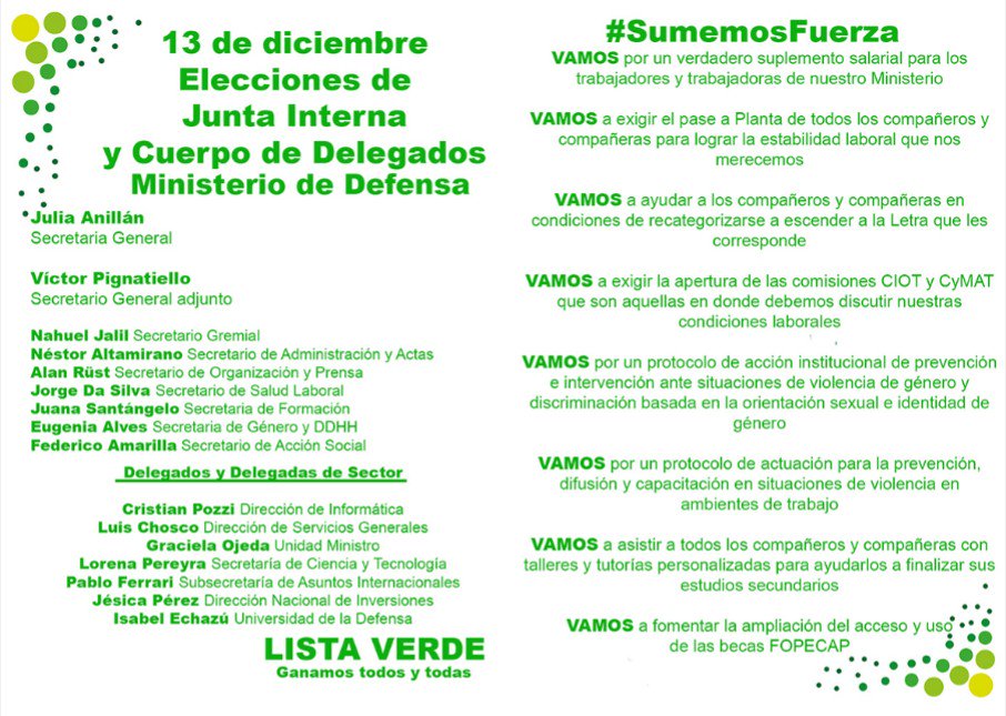 La Verde de Defensa tweet media