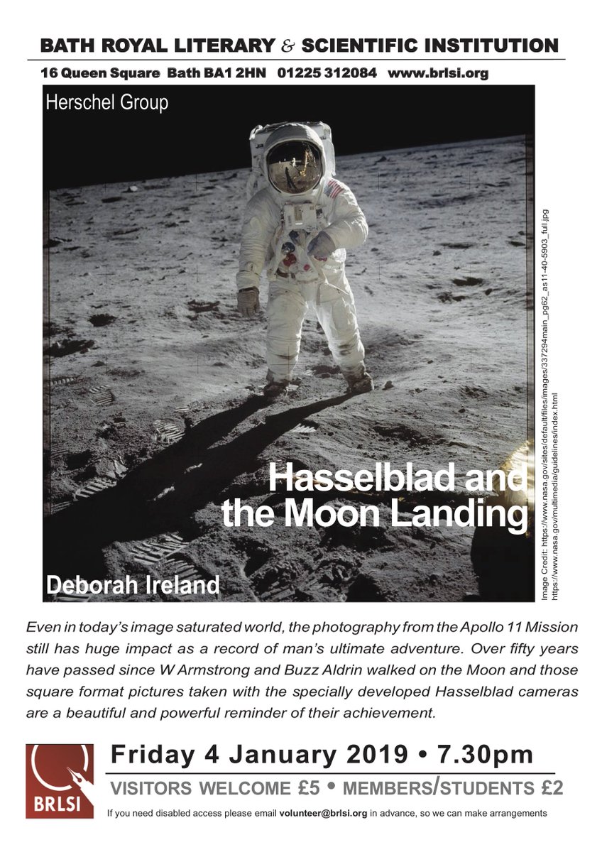 c_herschelsoc's tweet photo. Next lecture. @BRLSI @BathAstronomers @BathPresTrust @NASAMoon https://t.co/JmmXbVtPSY