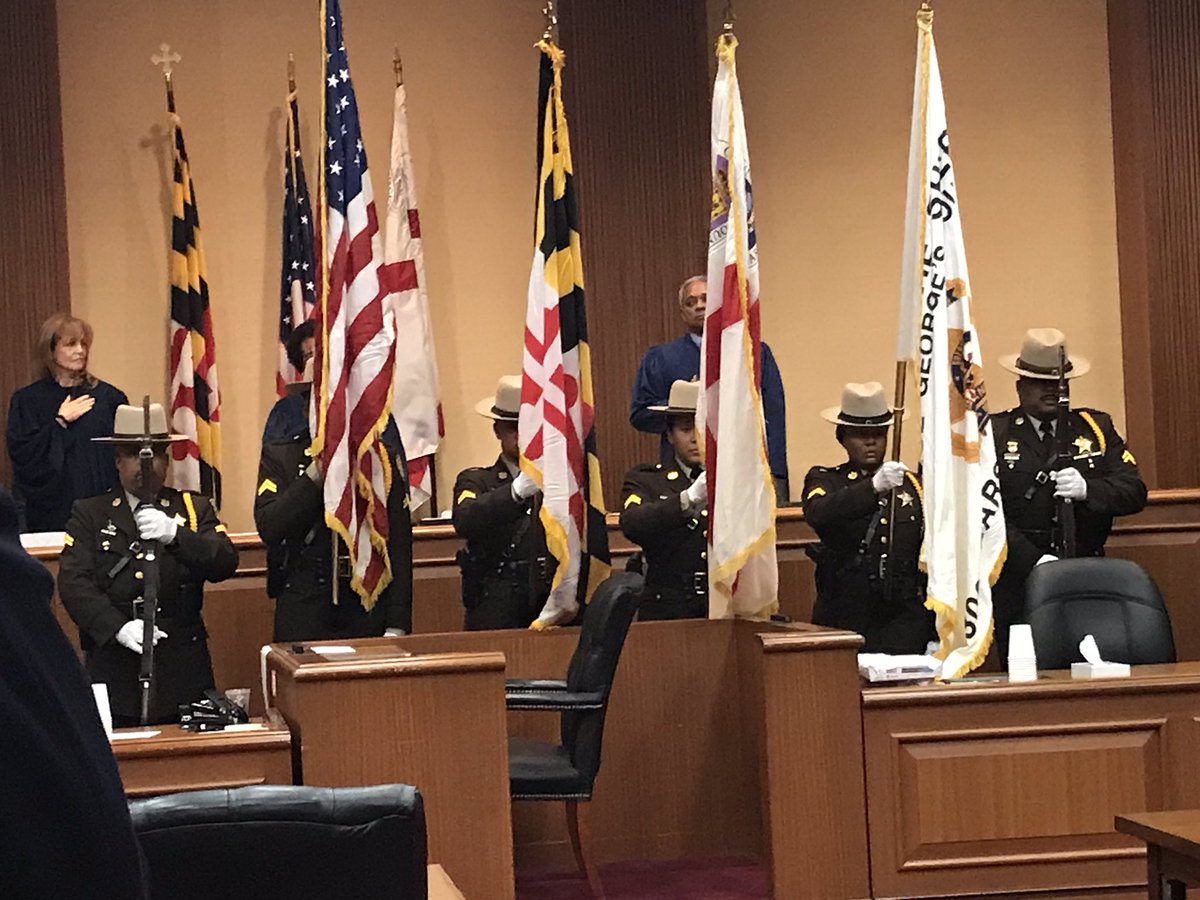 TownUMarlboro's tweet photo. It’s an honor for the Town’s administration to be in attendance at the Investiture Ceremony for the Honorable Melvin High for his third term as Prince George’s County Sheriff.
Integrity, Transparency, Protection and Partnership!
#UpperMarlboroMD
#CountySeat
#ProtectandServe https://t.co/Saar1FBOau