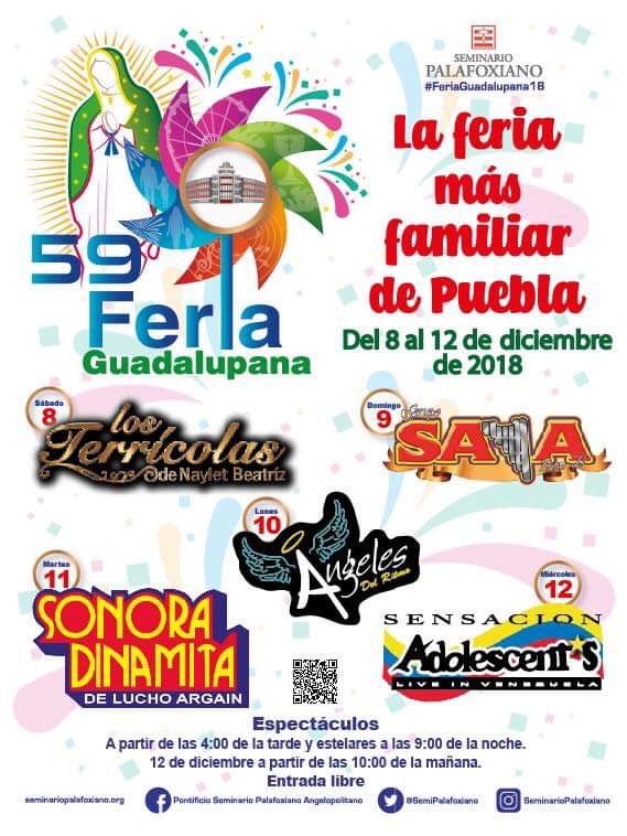 Arqui_Puebla's tweet photo. 🚩Aquí el programa de peregrinaciones y espectáculos en la "feria más familiar de Puebla" #FG2018 https://t.co/O6iOgvUPmC