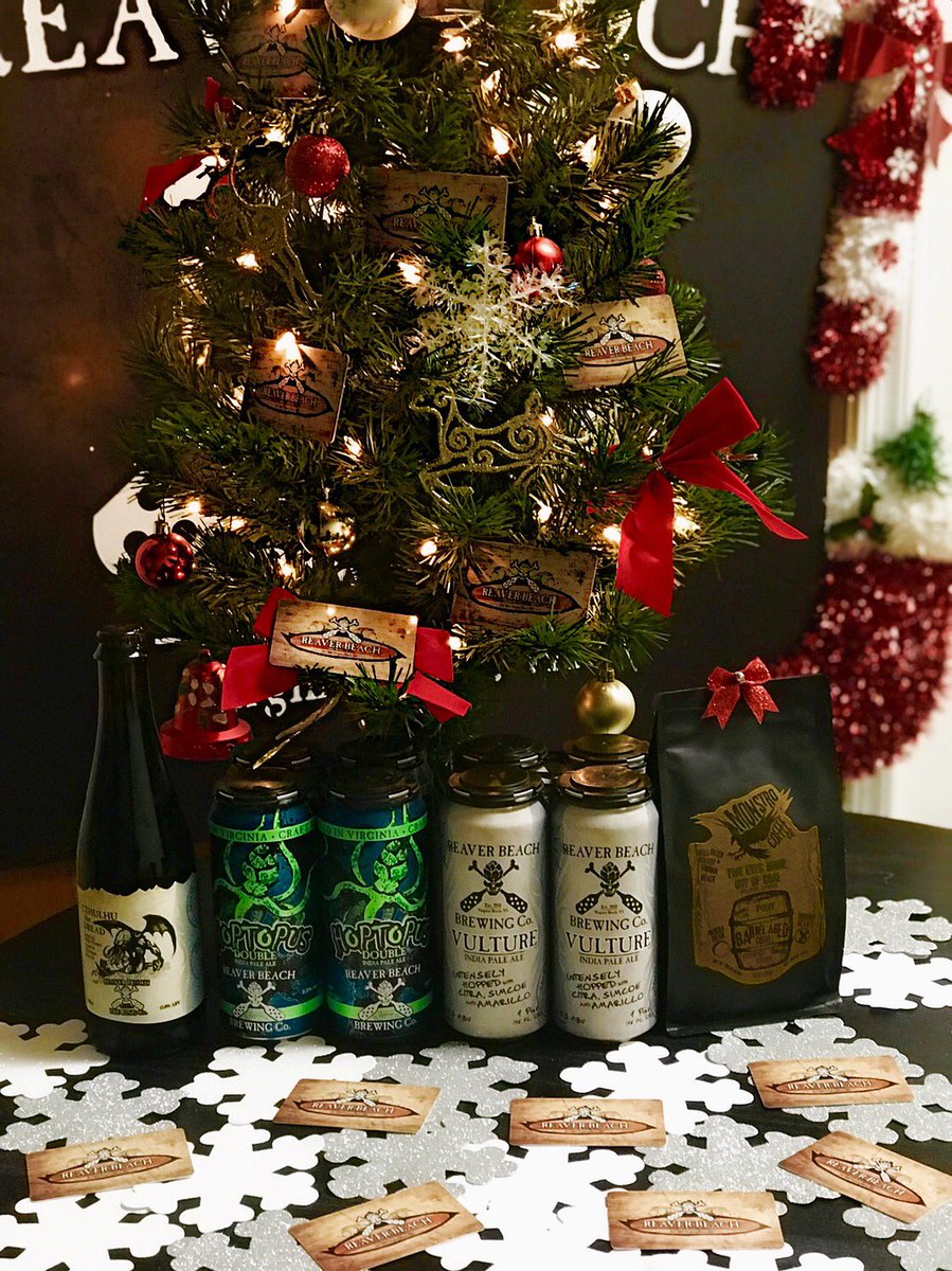 Need a gift for that beer lover in your life? We have lots of options to choose from like gift cards, bottles, apparel, Monstro Coffee Co. barrel aged coffee &amp; much more! 

Stop by &amp; see for yourself how you can make this a very HOPPY Holiday season! 🎅🏼🎄☠️🍻 
@monstrocoffee