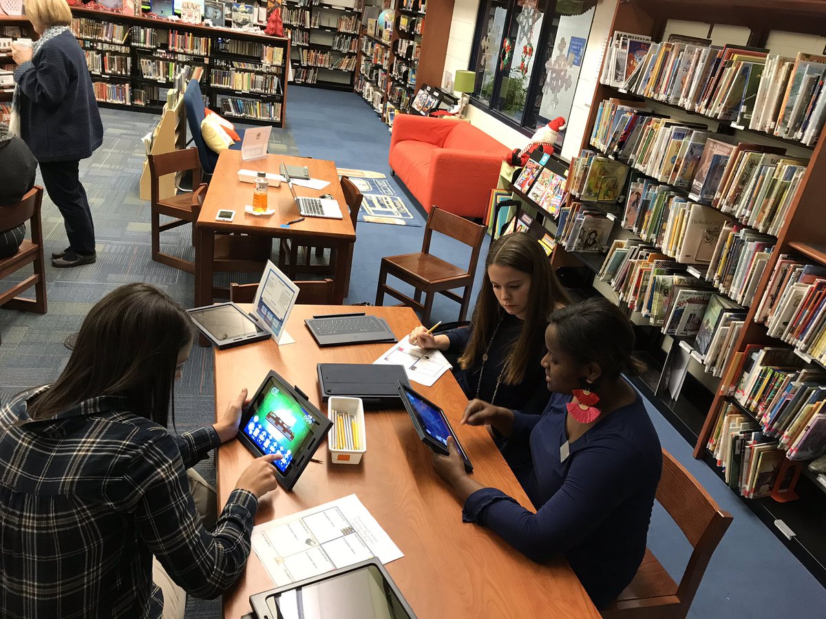 DABrooks94's tweet photo. We had a Tech Playground after school today! So powerful to watch teachers sharing and collaborating with each other!
#collaboration #TEACHers #technologyplayground https://t.co/oA0sieRPu3