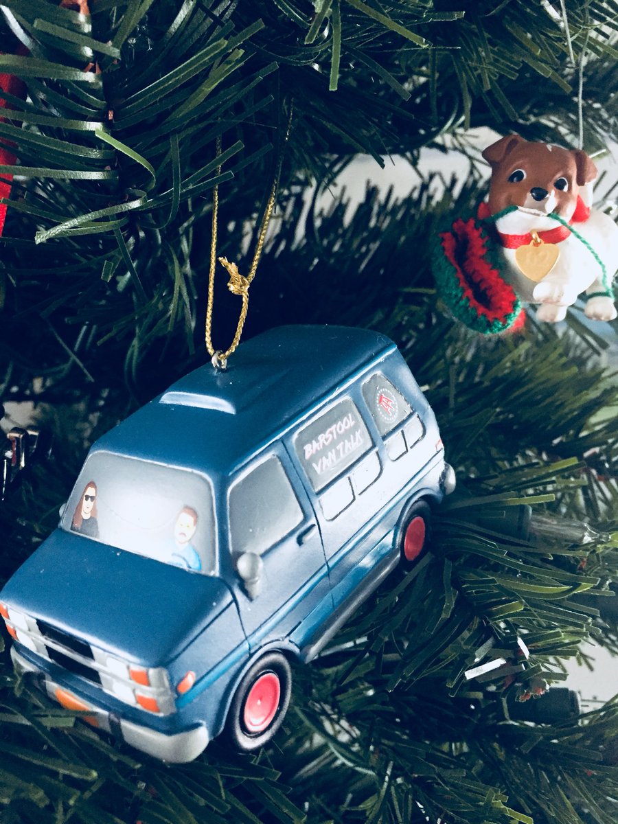 Maryanne1540's tweet photo. My two favorite ornaments ❤️#ripbvt @PardonMyTake @BarstoolBigCat @PFTCommenter @hen_ease https://t.co/cq8hMTTWPM