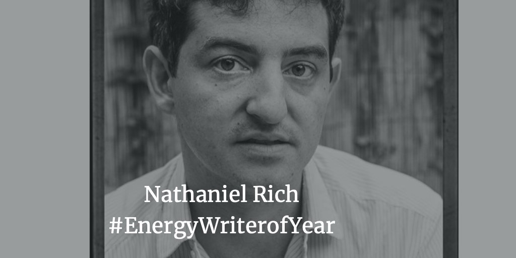 AES_Energy's tweet photo. @DustinMulvaney @NathanielRich Thank you so much for your interest and appreciation in #EnergyWriterofYear ... @NathanielRich is indeed quite deserving.  We also have huge admiration for your work at the Dept of #EnviroStudies @SJSU (one of the oldest program in US - dob 1970). https://t.co/WRU7oPyKNO