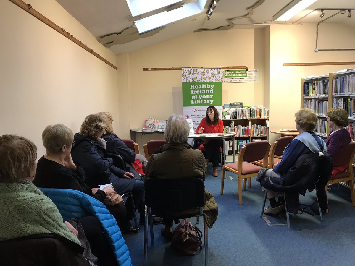 berjeffries's tweet photo. Very informative talk by Antoinette Morley from The #NationalScreeningService in #ClifdenLibrary #HealthyIrelandAtYourLibrary @GalwayCoCo @LibrariesGalway @HealthyGalwayCo @HealthyIreland https://t.co/OafxyKBv6J