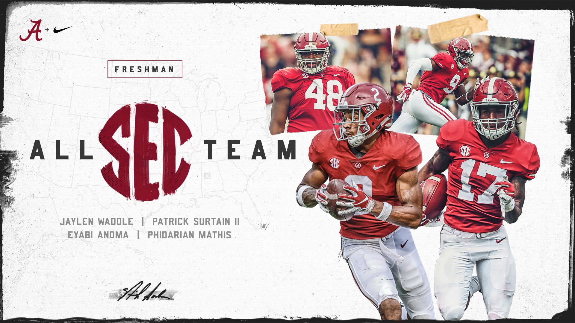Alabama Football on Twitter "Congrats, to all our guys for making All
