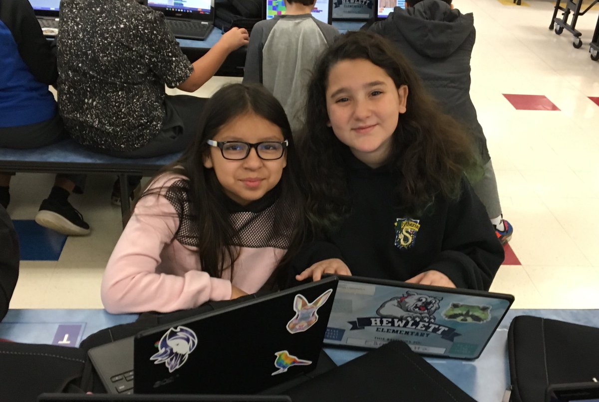 Mrs_Storz's tweet photo. HES celebration of the #HourOfCode  continues with our 5th grade Code-a-Thon! @HES1929 @codeorg https://t.co/VrzJVcf15F