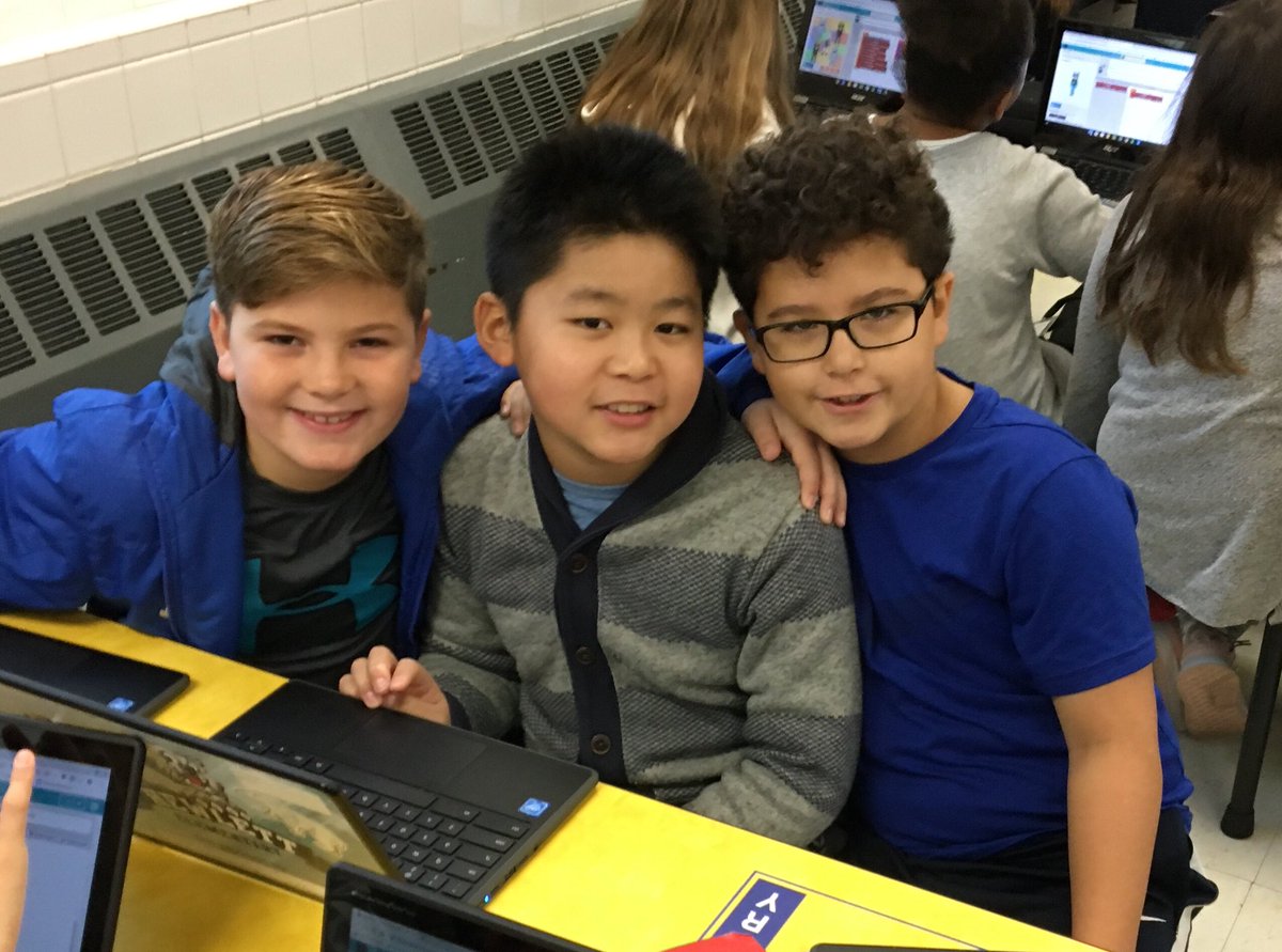 Mrs_Storz's tweet photo. HES celebration of the #HourOfCode  continues with our 5th grade Code-a-Thon! @HES1929 @codeorg https://t.co/VrzJVcf15F
