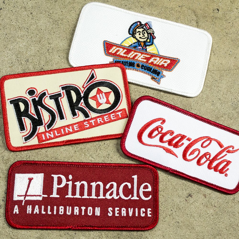 ImprintsUSA's tweet photo. Embroidery is still a quintessential choice for your company’s logos and always give a professional look to any branded apparel. With many different colored threads to choose from, keep it classic with our custom embroidered patches. https://t.co/SmwjlCowO8