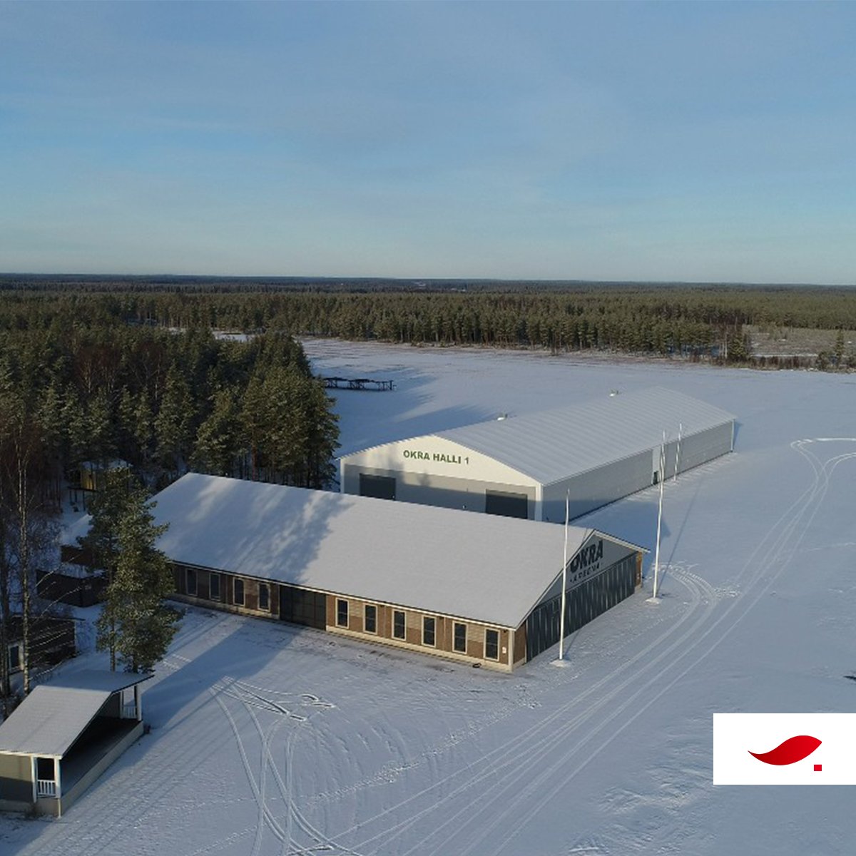 SergeFerrari's tweet photo. Farmimuna building used for exhibitions and helicopter hangar in Finland chooses Serge Ferrari Flexlight Perform 832 for their long-life expectancy, their flexibility and fast installation, and for the nice look they give to the building #SergeFerrari #Flexlight #Farmimuna https://t.co/gwGOCfINzL