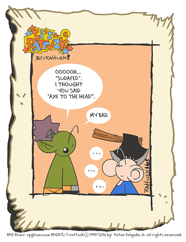 RPGBluesguy's tweet photo. dat #ThrowbackThursday tho 😶#LittleRattusk #webcomics #zombies #dnd5e https://t.co/N24gNO1r6X