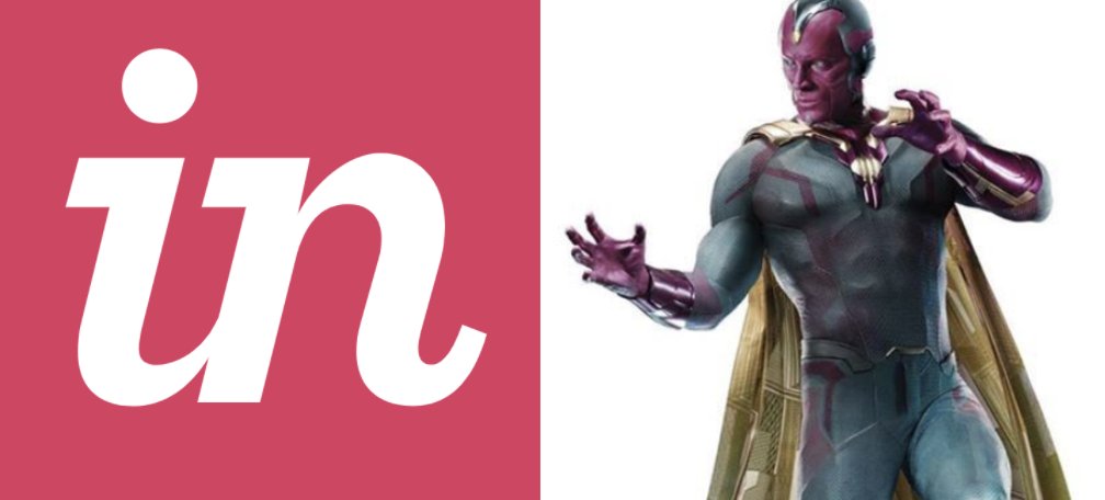 AdamFryPierce's tweet photo. In anticipation of the Avengers4 trailer, I present: In[Vision]

Made in Freehand in ~15 seconds.
#RIPVision #Avengers4 @InVisionApp https://t.co/jNqH8IsRGf