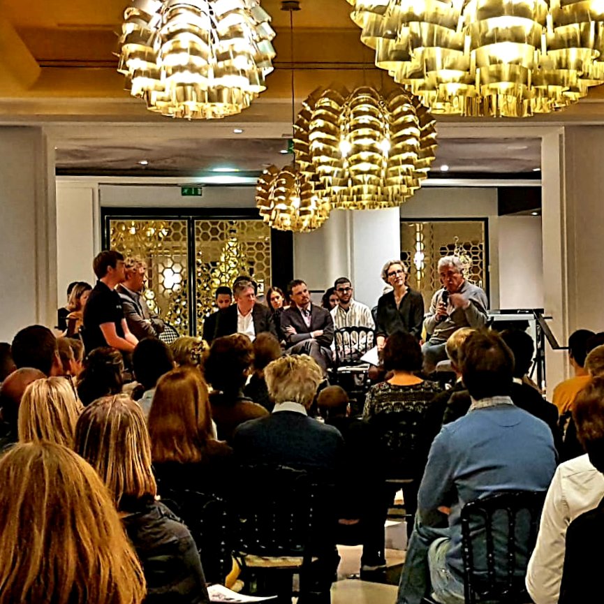 Accor's tweet photo. [#CAA2018] 🇫🇷Ce soir, nous sommes heureux d’accueillir des Agriculteurs, 🌳Agronomes et Professionnels de la Restauration🍴 de toutes les régions françaises au @SofitelParisFbg pour le Concours @ArbresAvenir. #Agroforesterie #ActingHere https://t.co/5AXZOrAnMR