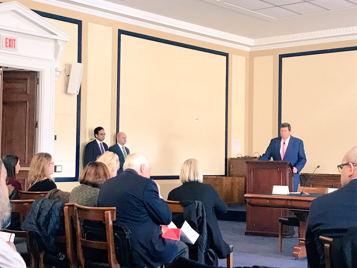 globalIPcenter's tweet photo. “If we have erosion in the strong IP protections in the US, that will be an erosion in US jobs and the economy.” - Frank Cullen kicking off the discussion at our #ShopSafe2018 Congressional Briefing. https://t.co/db8D4nZfww
