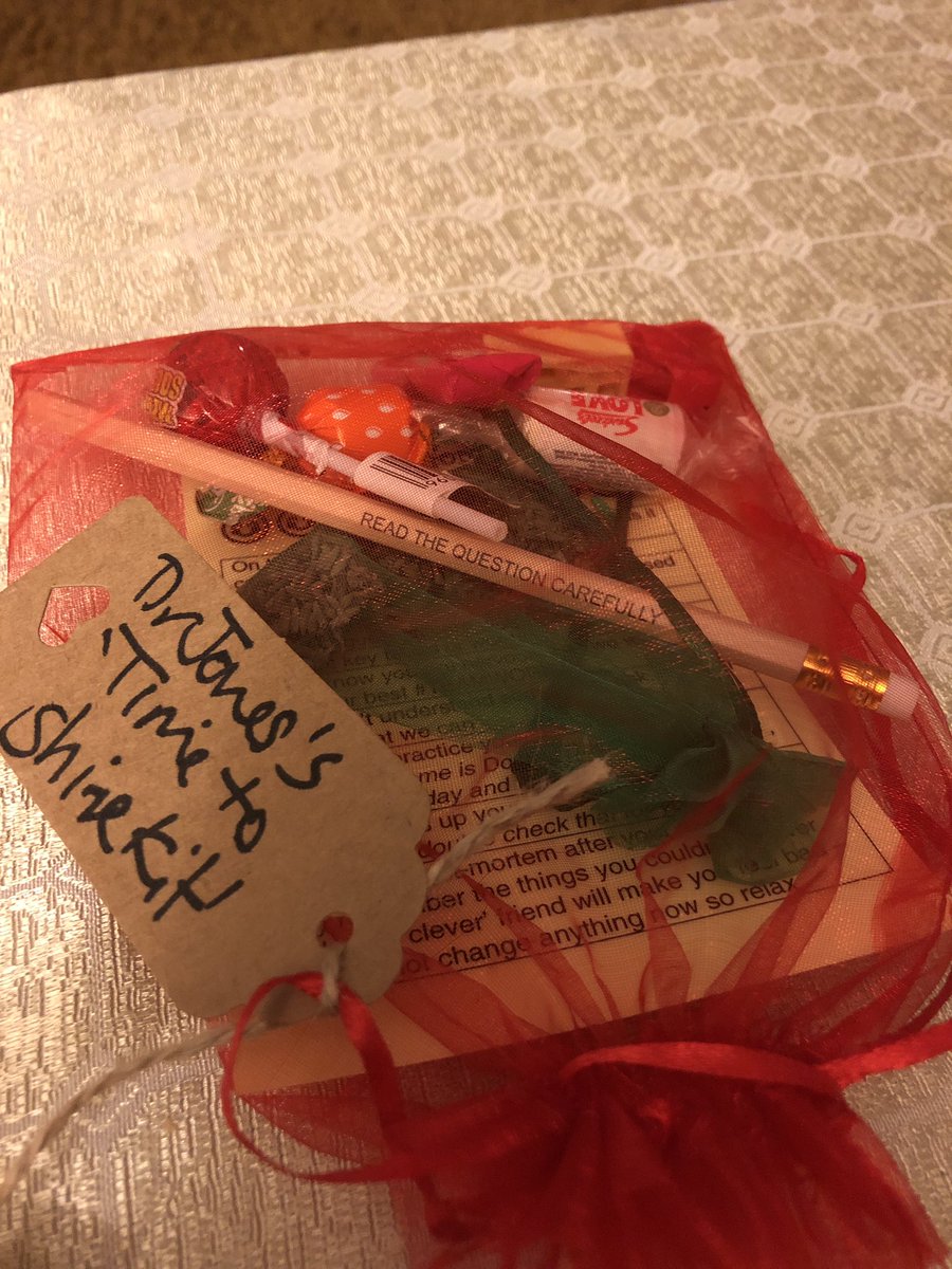 Our programme lead > any other! #T2S thank you <a href="/sueseee/">Sue Jones</a> so cute! Presentation down, now to smash out the report and get back to revision with sues top tips! #theendisnear