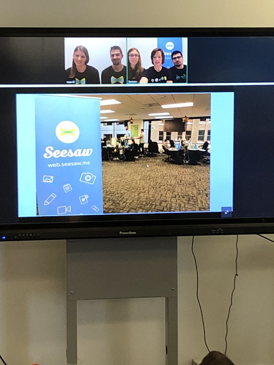 OPS_Virtual's tweet image. K-3 watching a live webinar from @Seesaw for #CSEdWeek! Thank you! #seesawcoders