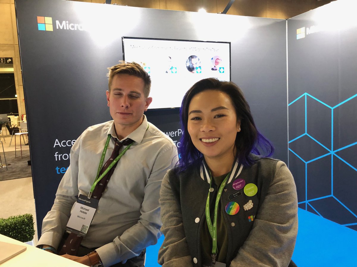 atwork's tweet photo. Attempt #2 to #mojify @michaelholste & @_achu at #MSIgniteTheTour 😏 https://t.co/GZWDHfKxBH