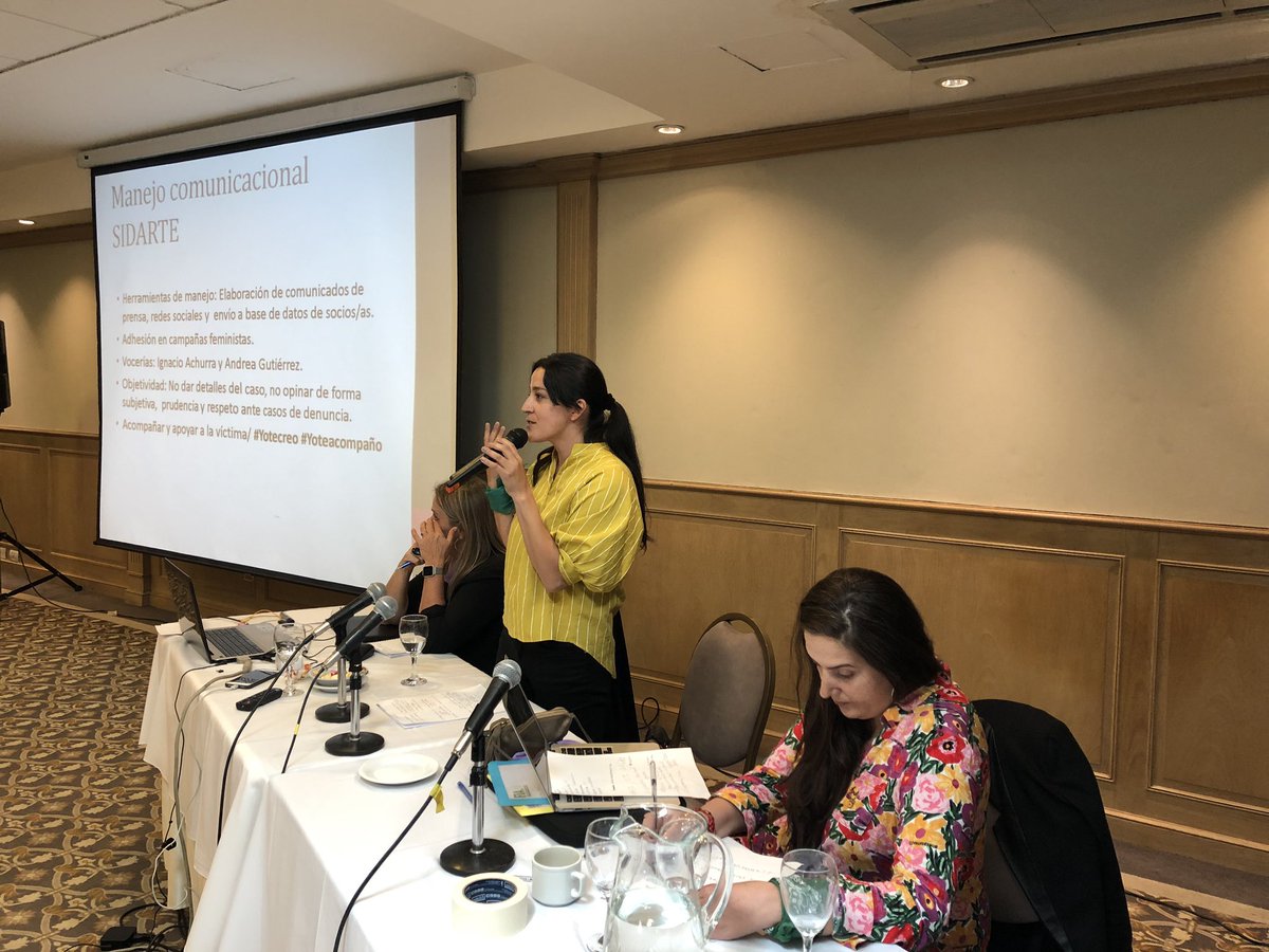 FIA_actors's tweet photo. Aprendiendo y compartiendo sobre como promover igualdad de genero a dentro de las estructuras sindicales, un tema de mayor importancia para todos les delegados de #Fiala y @unimei #Panartes https://t.co/ooz42EAKVb