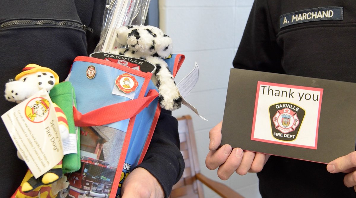 ACollinsPhoto's tweet image. .@OakvilleFire crews made a surprise visit at Captain R Wilson Public School to see Dylan and his class this morning. Dylan is quite possibly Oakville Fire's biggest fan, attending all of their public education events. Safe travels to the Kidd family from your Oakville family