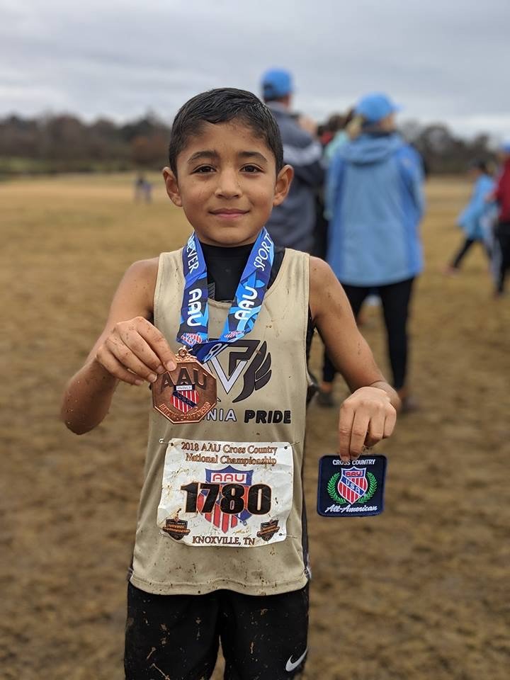 LCPSLegacy's tweet photo. Way to go, Jaiden!  He recently traveled to Tennessee for the Nationals Cross Country Competition and finished 7th out of 200+ top kids in the nation! https://t.co/17URctVb6R