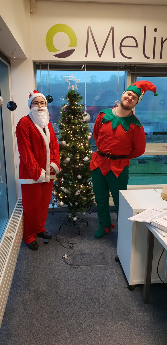 melinconsult's tweet photo. It's that time of year where all the Christmas-y fun happens. Including dressing some of the employees up as Santa and his colleagues! https://t.co/n6ZoFO7pGd