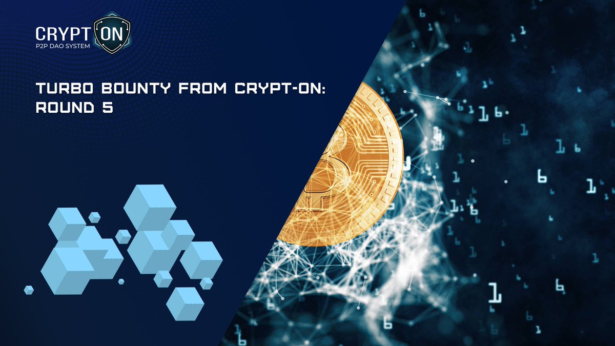 Turbo bounty from Crypt-ON: Round 5
medium.com/@Crypt__ON/tur…
#BountyProgram #BountyCampaign