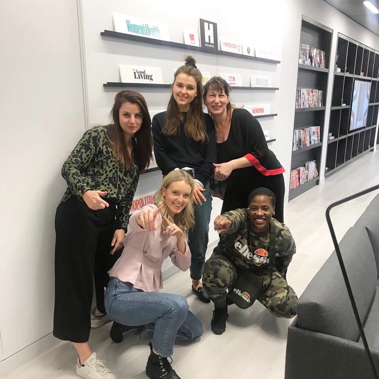 LadyLykez's tweet photo. Just finished delivering a rap workshop to @WomensHealthMag with motivational corporate speaker Janet Taras! 
Using rap to help people have difficult conversations in the workplace 😉 
#RapWorkShop #LyricWriting #ExpressDontSuppress https://t.co/r1qDsMz7ux