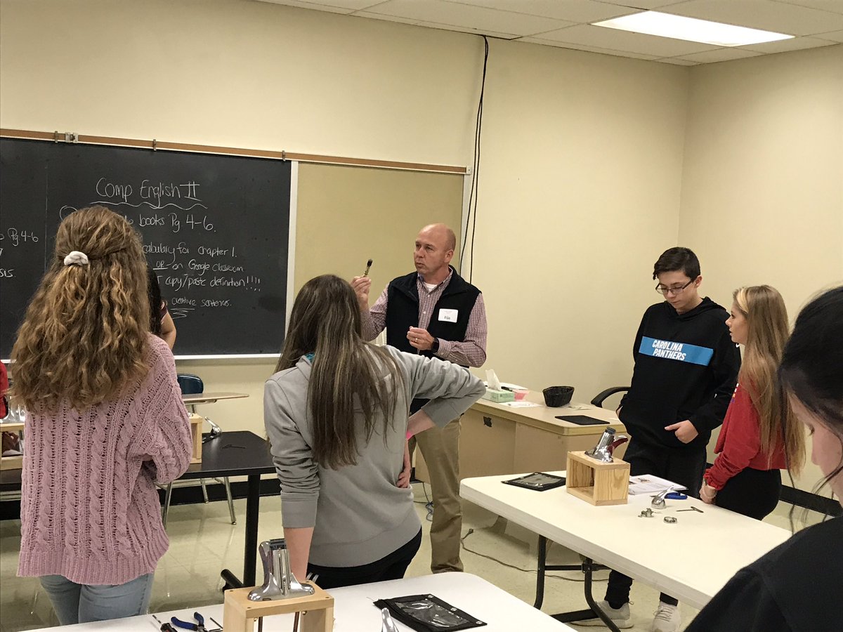 Full circle! One of my former students,<a href="/rlashs/">Red Lion Area SHS</a> alum James S (‘97), Returns to dear old Red Lion High To teach ninth graders about the plumbing trade. #RLfutureready