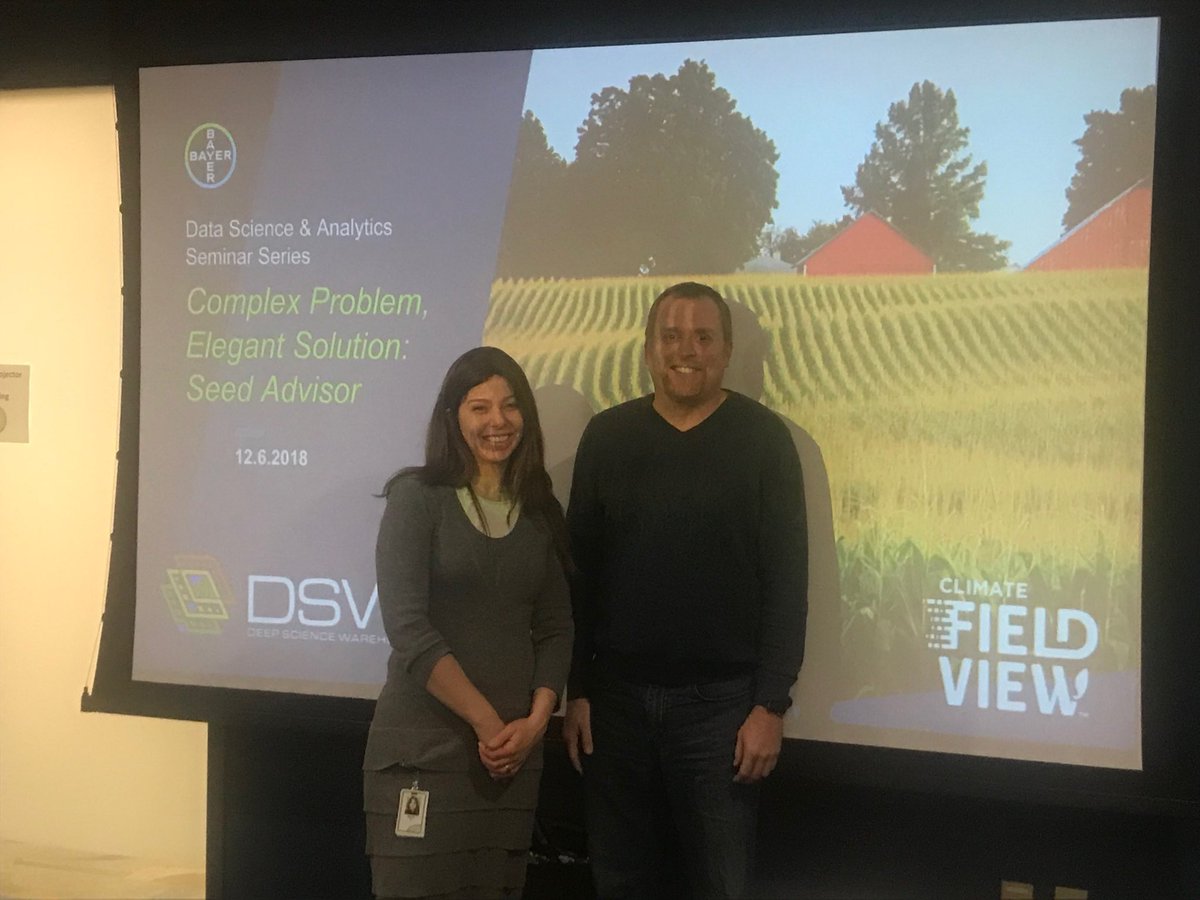 TonyaEhlmann's tweet image. .#Complexproblem #ElegantSolution #SeedAdvisor. Awesome talk from @tmreic and Sarah on the phenomenal scale of #MachineLearning models to drive new business value 💫 @melchbox