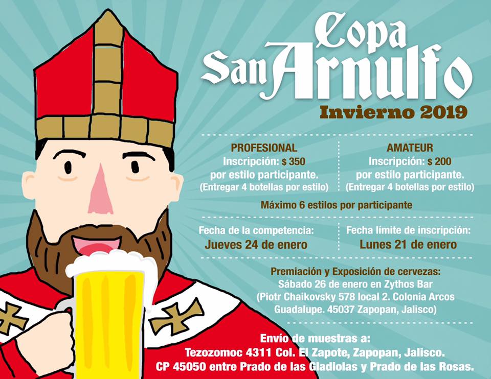 Abierta ya la primera convocatoria de competencia cervecera del 2019 🏆🍻