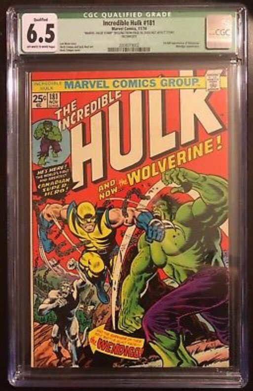 HamptonRdsComic's tweet photo. We’re not saying #wolverine is the best comic book character, but we’re not saying we’re not. (We will say @thehughjackman is a #badass Wolverine) Get Wolverine’s #firstappearance in The Incredible Hulk #181 (@cgccomics #graded Qualified 6.5) available now on the @ebay store! https://t.co/SPNYbTTScY